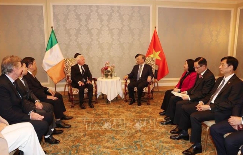 Top leader receives Honourary Consul, meets Vietnamese community in Ireland